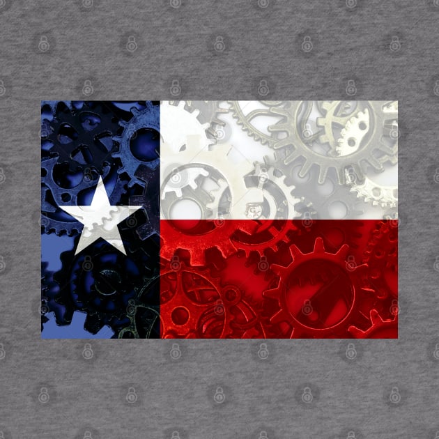 Flag of Texas - Gears by DrPen